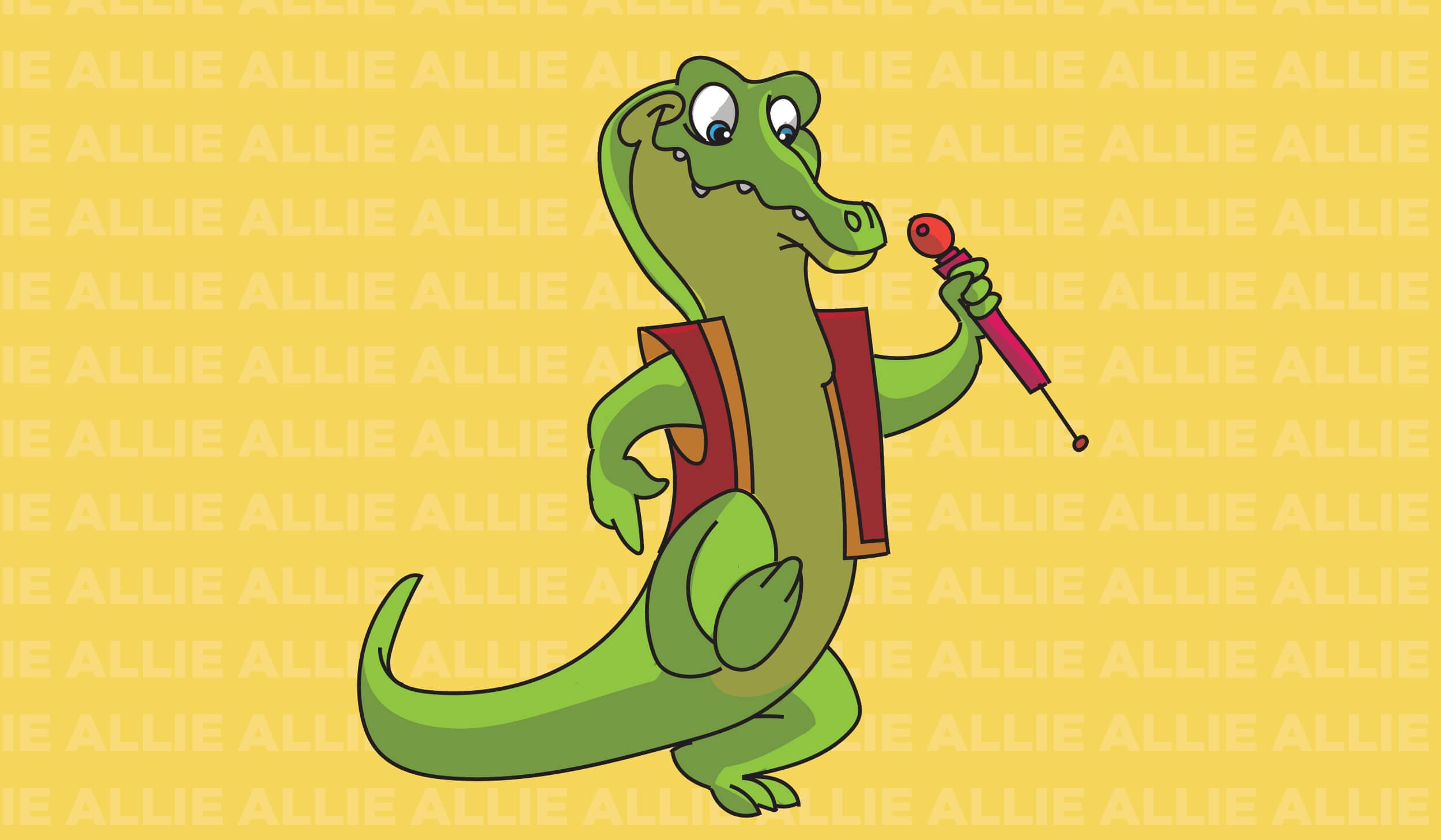 Allie, the friendly alligator